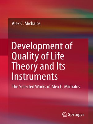 cover image of Development of Quality of Life Theory and Its Instruments